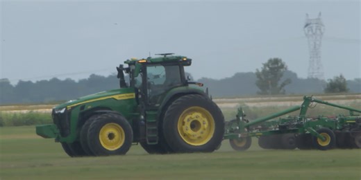 Companies demonstrate self-driving tractor