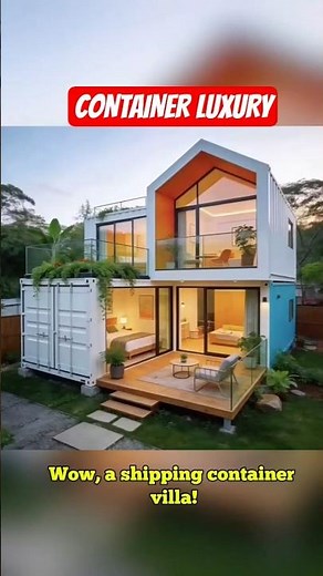 Modern Shipping Container Home Design Tour 2025#ShippingContainerHome #TinyHouse #SustainableLiving