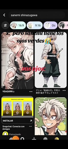 Sanemi: El Guerrero de Ojos Verdes en Demon Slayer