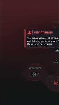 How to Reset Attribute Points in CyberPunk 2077