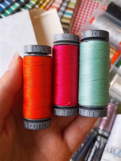 Unboxing Aurifil Thread Collection for Micro Crochet Projects