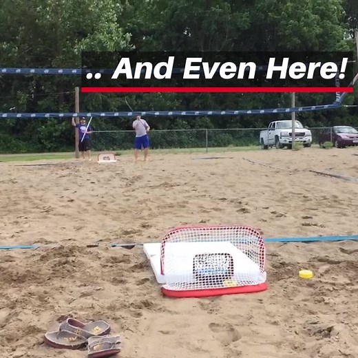 78K views · 235 reactions | Introducing Sauce Toss! The only 1 and 3 point sauce game. Play Sauce Toss anywhere! At the lake, the tailgate, on the beach, in your backyard, wherever! Bring the fun and get saucy! 3pt, 1pt scoring Bean bag toss/Cornhole-style game 2 net system  Travel bag NHL grade netting and quality steel goal posts | Sauce Toss | Facebook