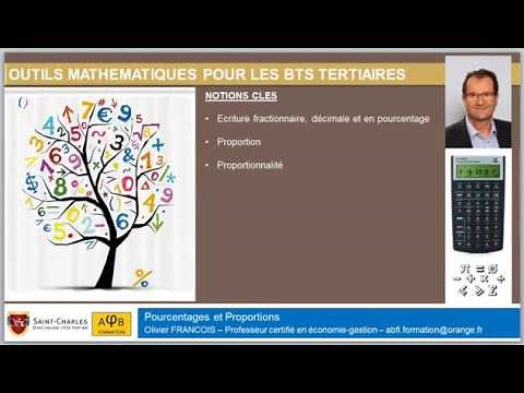 BTS cours 1 maths pourcentages et proportions