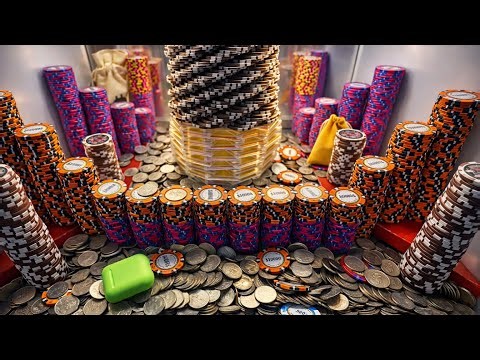 This was a tough one high limit coin pusher