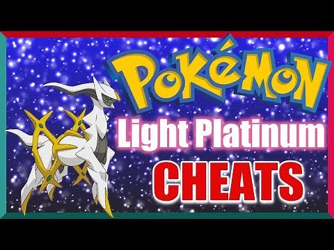 Pokemon Light Platinum Cheats for Master Ball, Legendary, Rare Candy, Master Ball, Shiny etc