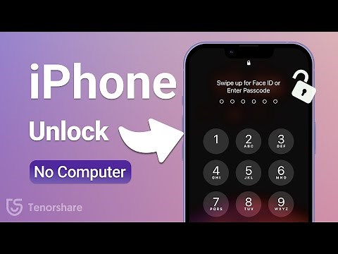 (2024) How to Open a Locked iPhone without Computer or Password | 3 Ways