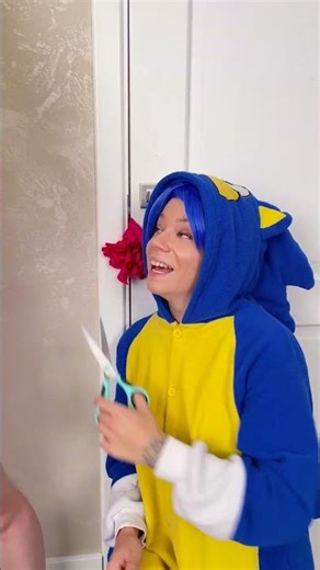 Pikachu's Epic Door Mishap! 😱👗 #Shorts #FunnyFails