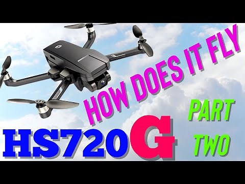 Holy Stone HS720G Review Part 2, How Does It Fly? How Is The Camera and Flight Features? #hs720G