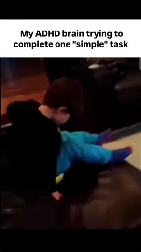 🌟ADHD LIFE 🌟 on Instagram: "ADHD turns “simple” into a full obstacle course. You know what to do. You want to do it. Your brain just… reroutes everything into chaos first. It’s not procrastination. It’s not laziness. It’s executive dysfunction making every small task feel way harder than it should be. If you’ve ever tripped over step one and never recovered, welcome to ADHD. Follow 💙 @adhd_llife for more #adhdbrain #adhdmemes #adultadhd #adhdawareness #adhdlife"