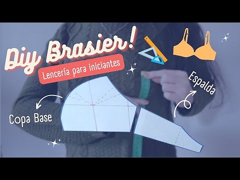 How to DRAFTa basic BRA PATTERN? Start learning how to make LINGERIE