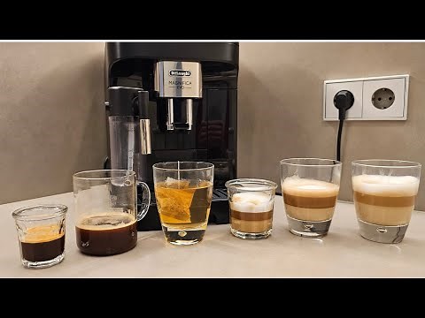 DELONGHI MAGNIFICA EVO | How does it work? Preparation of all drinks ☕🤔
