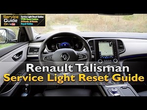 Renault Talisman Service Light Reset