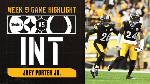 HIGHLIGHT: Interception Joey Porter Jr.