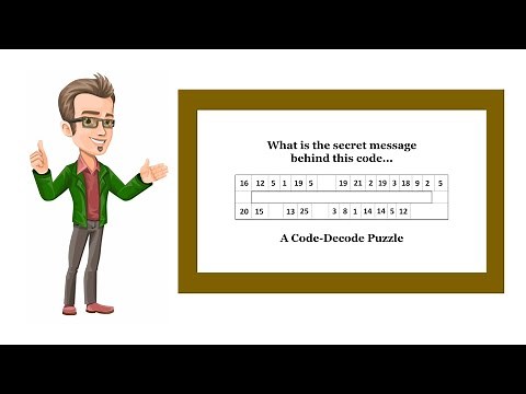 Find the Secret message | A Code-Decode Puzzle !