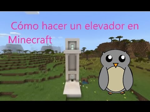 Cómo hacer un elevador en minecraft | Fácil y rápido