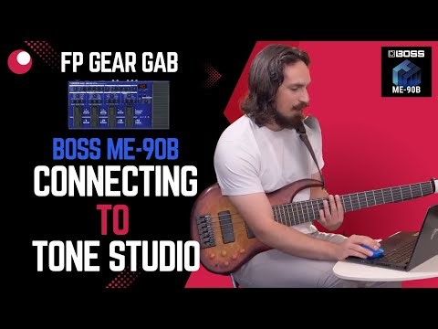 The Boss ME 90B pairs BEAUTIFULLY with the Boss TONE STUDIO!