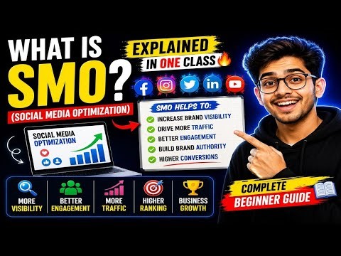 What is SMO? (Social Media Optimization) Explained in One Class 🔥 | Complete Beginner Guide