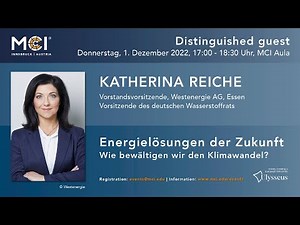 MCI | Distinguished Guest Live Talk | Katherina Reiche | CEO of Westenergie AG