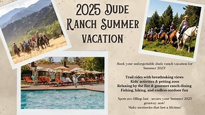 18 reactions | Saddle up for a summer adventure! Ride, relax, and enjoy true cowboy hospitality. Book now! | The Dude Ranchers' Association | Facebook