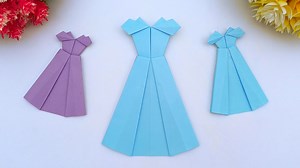 31K views · 378 reactions | DIY back to school projects - How to fold origami dress without glue tape and scissors - DIY and crafts #Crafts #SchoolProjects #PaperDress | DIY And Paper Crafts | Facebook