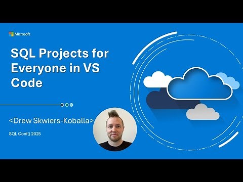 SQL Projects for Everyone in VS Code