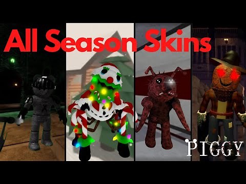 All Season Skins (Seasons 1-6) | Piggy | Roblox