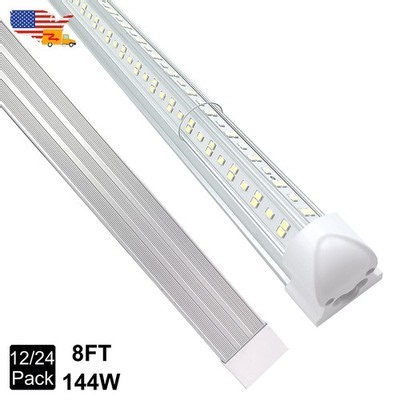 T8 8Ft Led Tube Light Linkable 144W Bright Garage Ceiling 8' Led Light Fixtures | eBay