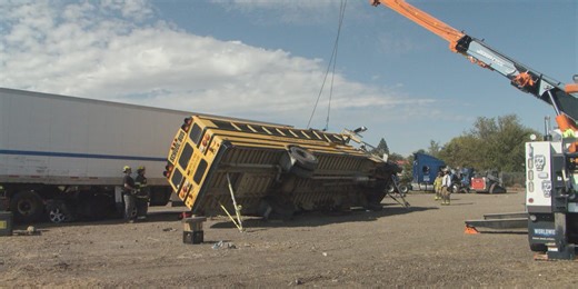 Area firefighters receive training using heavy wreckers in vehicle rescues