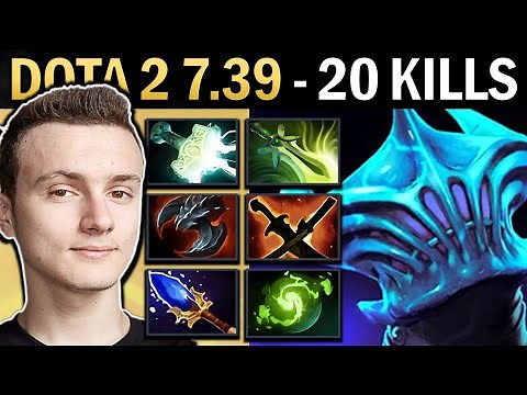 Razor Gameplay Miracle with 20 Kills and Butterfly - Dota 7.39