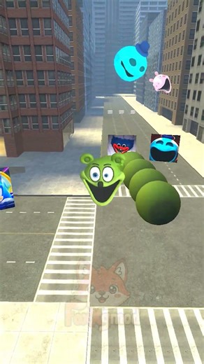 EVOLUTION OF HUNGRY GUMMY BEAR & PEPPA PIG & DOEY WORM IN BIG CITY ! Garry`s Mod