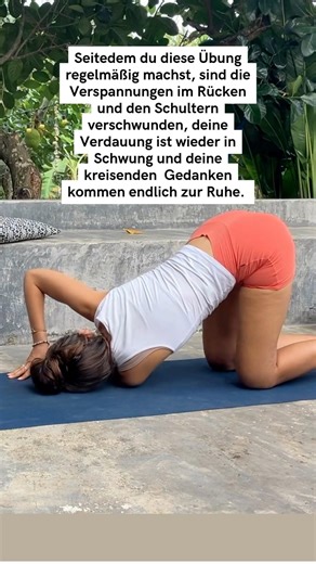 Verspannungen? Innere Unruhe? Diese Yoga Übung unterstützt dich in den Wechseljahren!