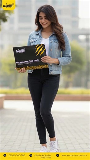 From your contracts to confidential papers — we keep every document sealed, secured, and delivered with unmatched care. ✉️✨ Leopards Documents Care Pack ensures your important deliveries are water-resistant, tamper-proof, and fully insured, because trust travels with every parcel. Reliable. Responsible. Ready — That’s Leopards. 📍Visit leopardscourier.com or your nearest Express Center today. #LeopardsCourierServices #LeopardsCourier #ThereForYou #DocumentsCarePack #SealedSecuredDelivered #SafeD