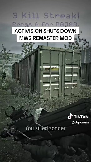 Activision Cease and Desist H2M Modern Warfare 2 Mod