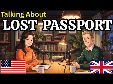 How to Talk About LOST PASSPORT in English | Easy English Conversation