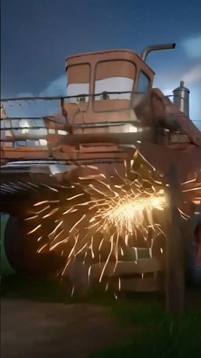 Disney Pixar Cars Frank Tipping Gone Wrong! 🚜💥