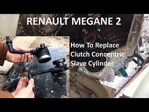 Guide to replacing the clutch master cylinder of the Renault Megane