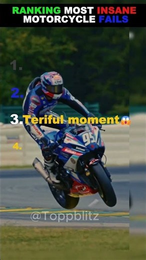 Ranking The Craziest Bike Crashes Of All Time #motorcycle #shorts #crazy #bikelife #mods