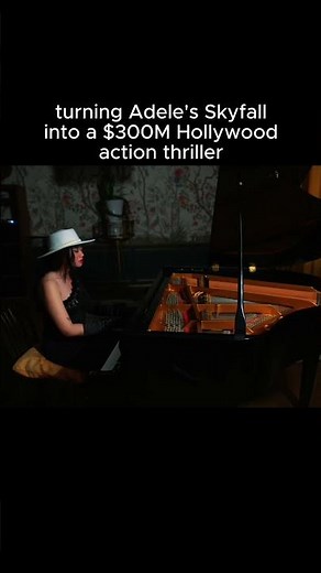 turning Adele's #skyfall into a thriller #pianist #cinematicmusic #pianocover #piano #thriller