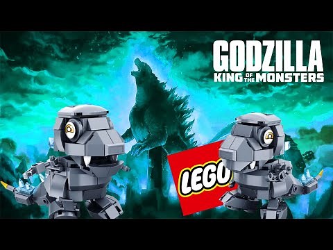Legendary Godzilla 2019 Lego Brick mini figure - Godzilla King of the Monsters Qbricks Toy Assembly