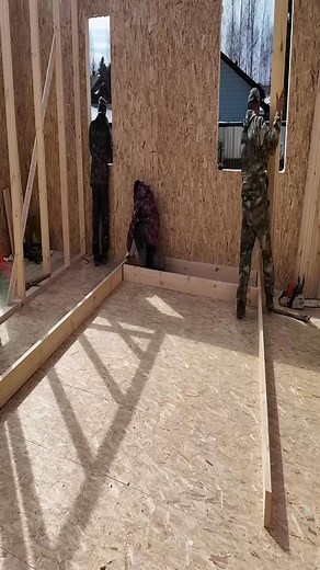 7.1K views · 27 reactions | Perfect wooden partition wall panel framework connection installation skills | Handmade construction | Facebook