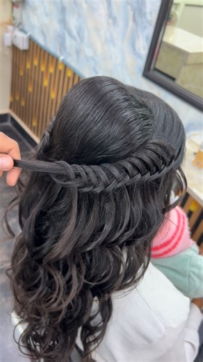 Sunny Hairstylist on Instagram: "💥waterfall braid💥 For classes call —————-☎️8929260758✅———"
