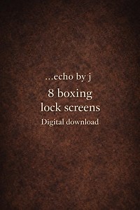 Boxing Grounding Lock Screens (8 Designs) | Somatic Discipline Wallpapers | Ground up Presence | Digital Download - Etsy Canada