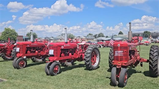 6.5K views · 110 reactions | Mike took a quick video of just a few of the many tractors at Red Power Roundup 2025. Mike is filming the speakers for Harvester Heritage. Check back for an update when the speaker videos have posted.    | Steiner Tractor Parts, Inc. | Facebook