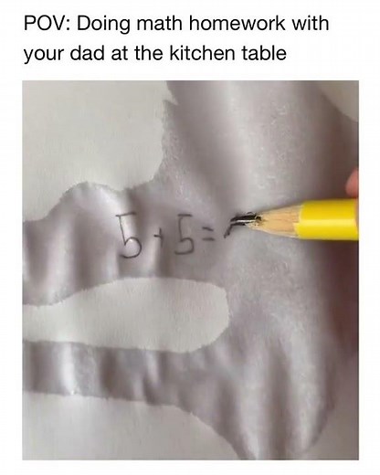 Doing math homework with you dad be like #math #viral #cry