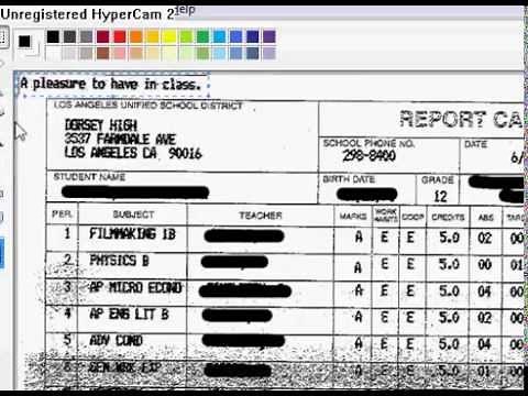 How to make a Fake Report Card on the Computer