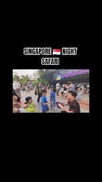 Singapore Night Safari 🌙 | Mandai Wildlife Reserve | #shorts