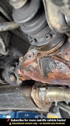 Always Remove Rust Before Opening! 😳 #automobile #carrestorationproject #carmaintenance