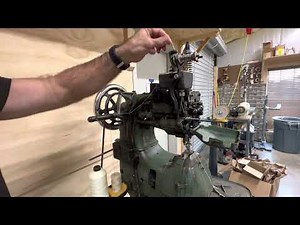 Threading the Landis 16 Harness Sewing Machine