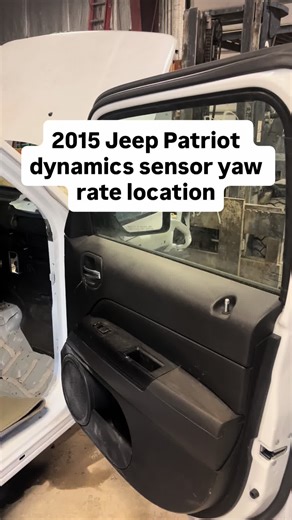 2015 Jeep Patriot dynamics sensor yaw rate module part number 56038985AA location on car 🚘 Used auto parts, serving Chicagoland locally and shipping nationwide #junkyard #usedautopartschicago #carrepair #automotive #carmechanic