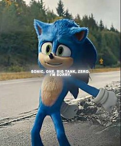 Sonic's speed is incredible! #movie #edit